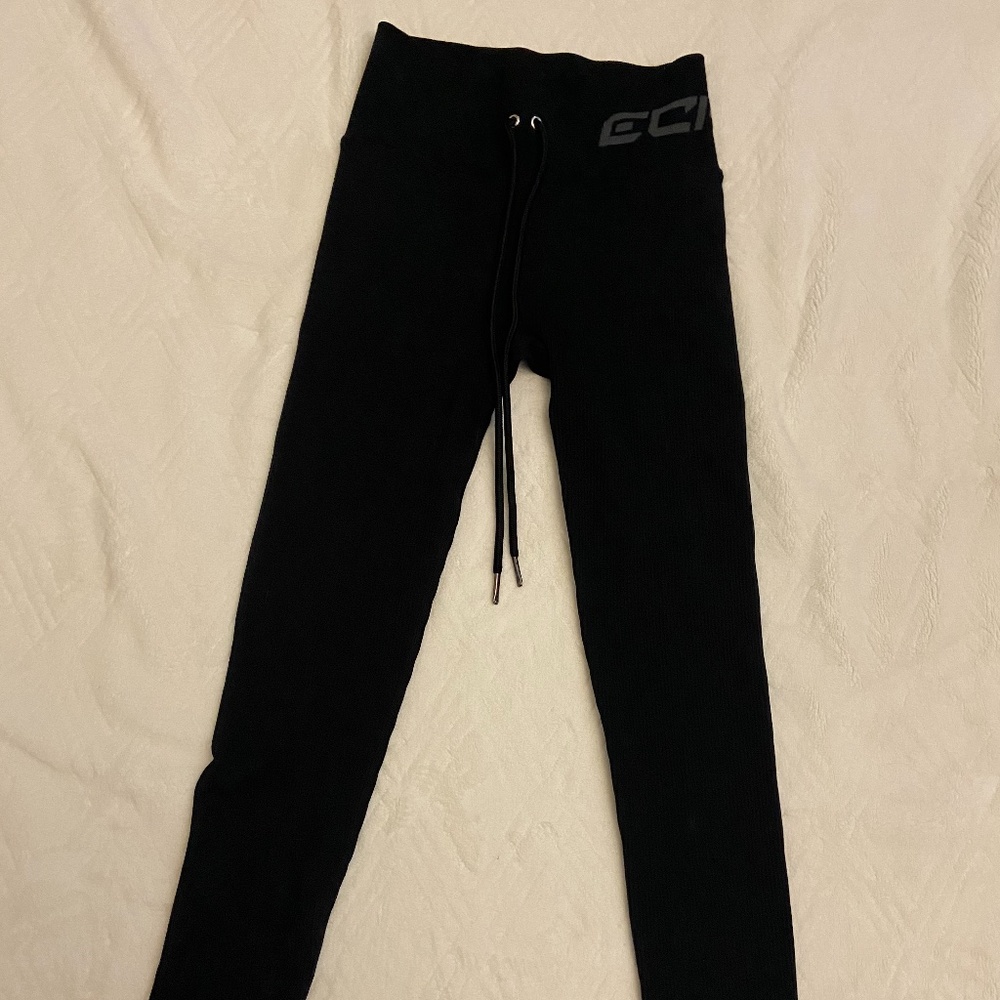 ECHT Arise Ribbed Black leggings